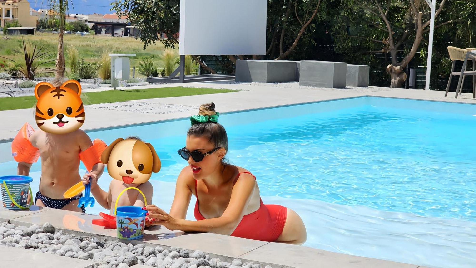 Nafplio Blue Topaz Poolside Villa 外观 照片